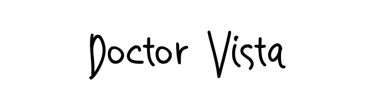 Doctor Vista  les polices de caractères gratuit tlcharger