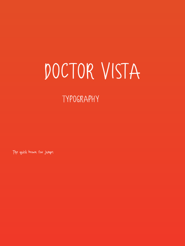 Doctor Vista Poster