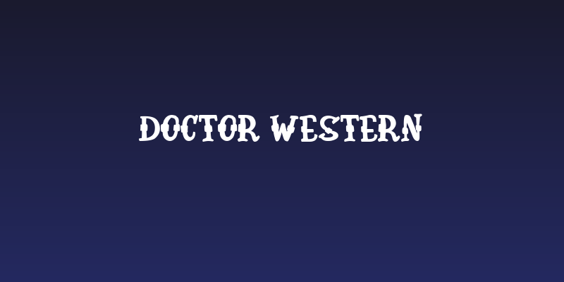 Doctor Western Social Header