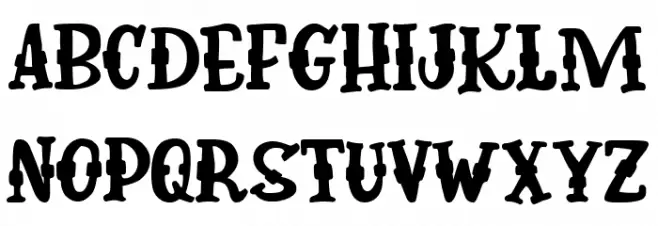 Doctor Western Fonte MINÚSCULAS