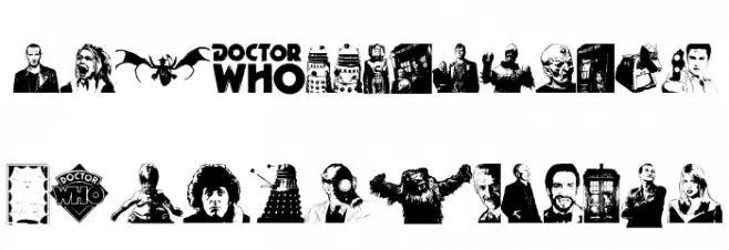 Doctor Who 2006 Caratteri MINUSCOLO