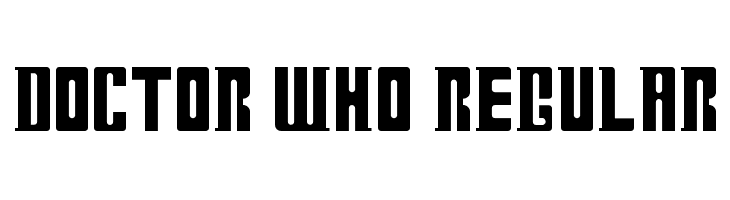 Doctor Who Regular  Frei Schriftart Herunterladen