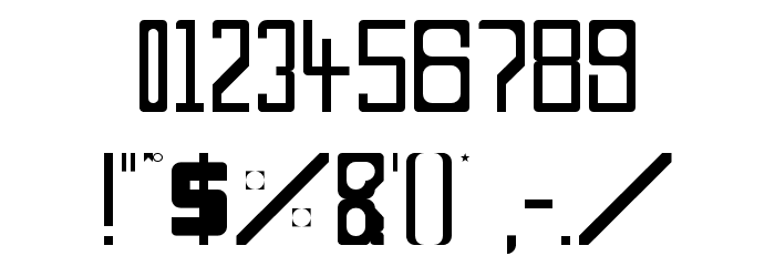 Doctor Who Regular Font OTHER CHARS