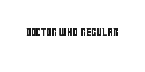Doctor Who Regular Logo