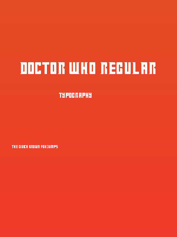 Doctor Who Regular Poster