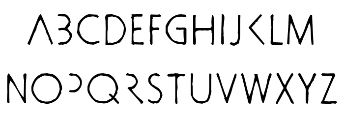 DoctorBob Font LOWERCASE
