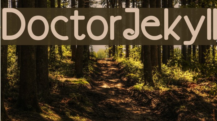 DoctorJekyll Font examples