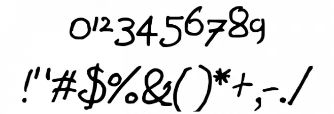 Doctor_Q Font OTHER CHARS