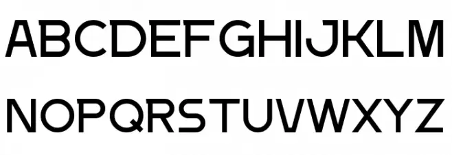 Document Two Schriftart Groß