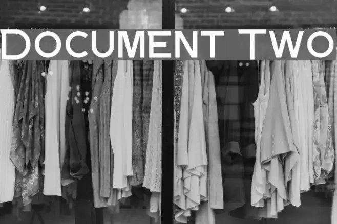 Document Two Fonte examples