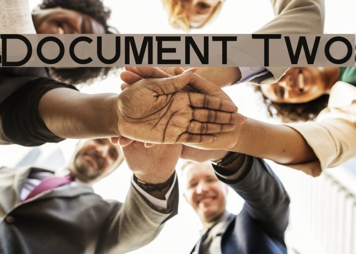 Document Two Font examples