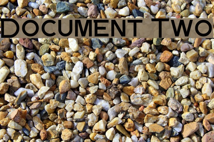 Document Two Font examples