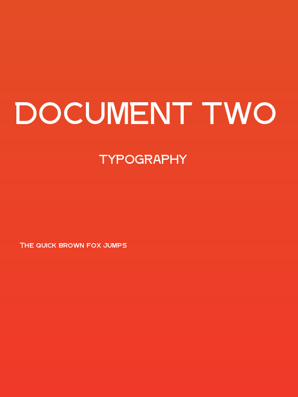 Document Two Poster