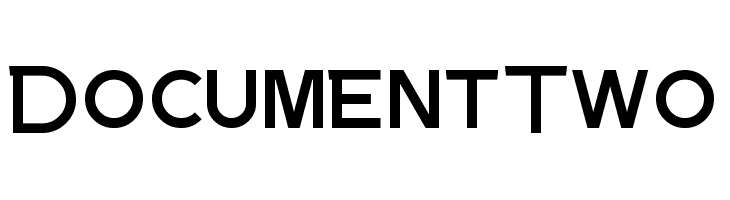 DocumentTwo  免费字体下载