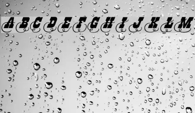 Dodge City Initials Font examples