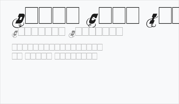 Dodge City Initials Business Card