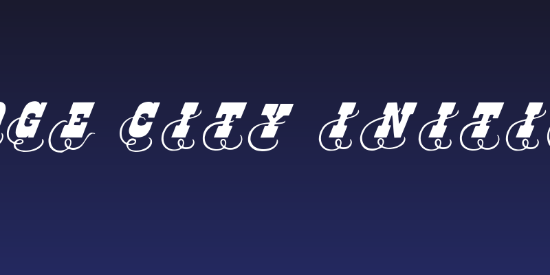 Dodge City Initials Social Header