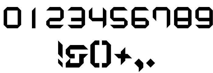 Dodgem Font OTHER CHARS