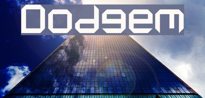 Dodgem Font examples