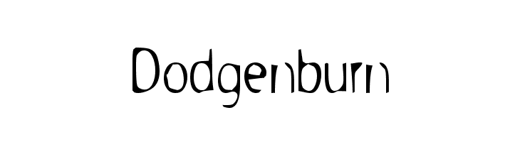 Dodgenburn  Frei Schriftart Herunterladen