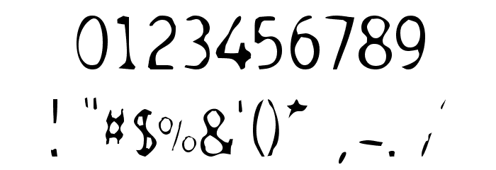 Dodgenburn Font OTHER CHARS