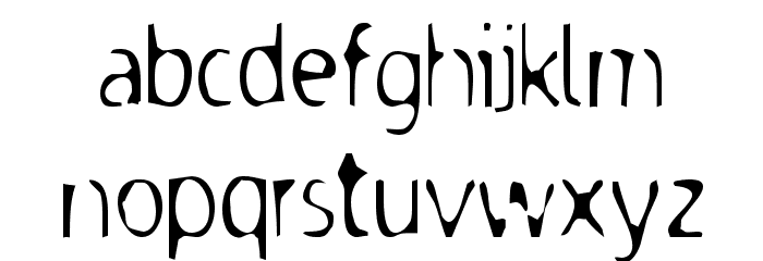 DodgenburnA Font LOWERCASE