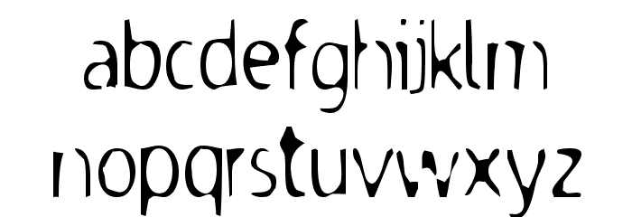 Dodgenburn Font LOWERCASE
