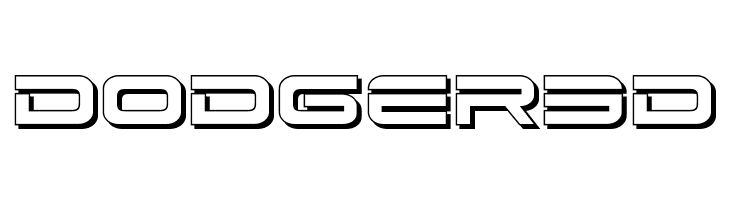 Dodger 3D  免费字体下载