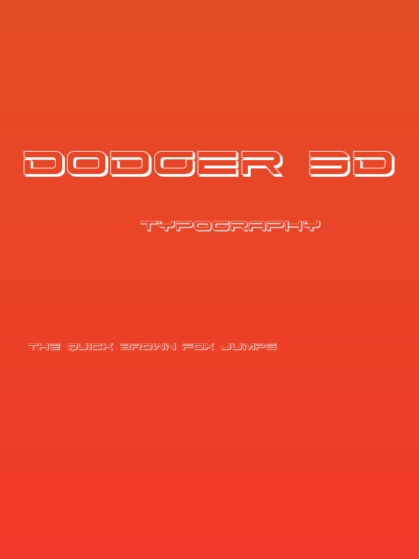 Dodger 3D Poster