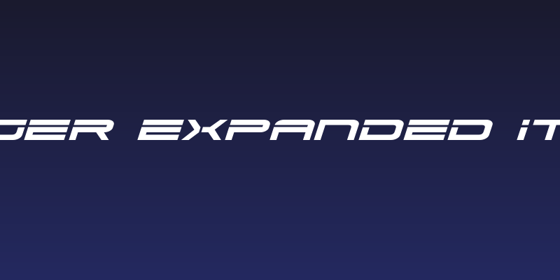 Dodger Expanded Italic Social Header