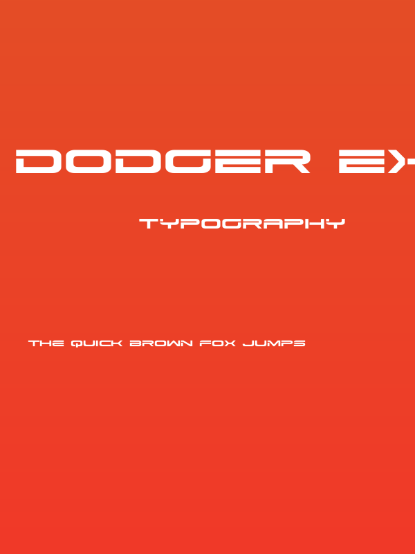 Dodger Expanded Poster