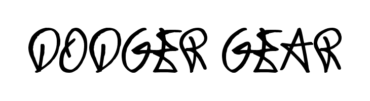 Dodger Gear Font