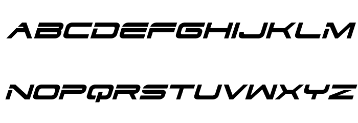 Dodger Italic Font LOWERCASE