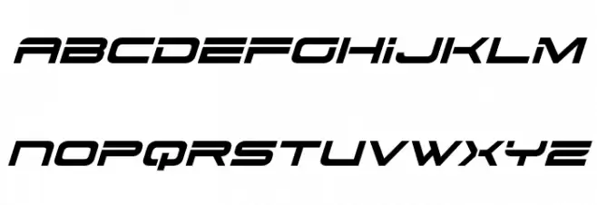 Dodger Italic Polices MAJUSCULES