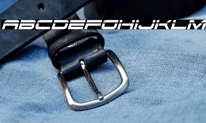 Dodger Laser Italic Example 2