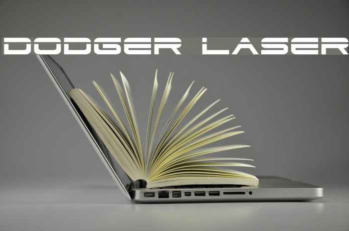 Dodger Laser 字体 examples