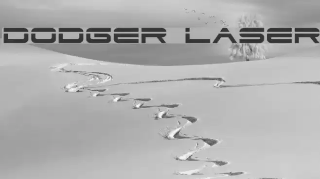 Dodger Laser Font examples