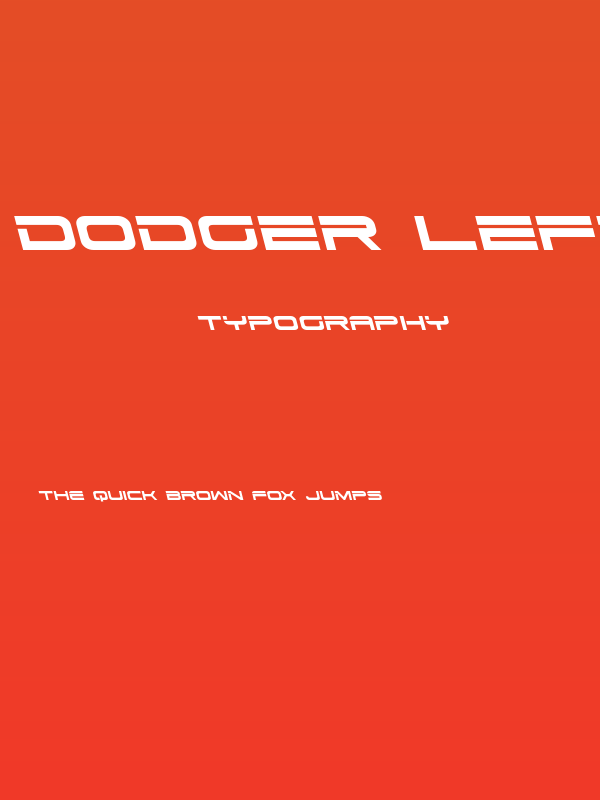Dodger Leftalic Poster