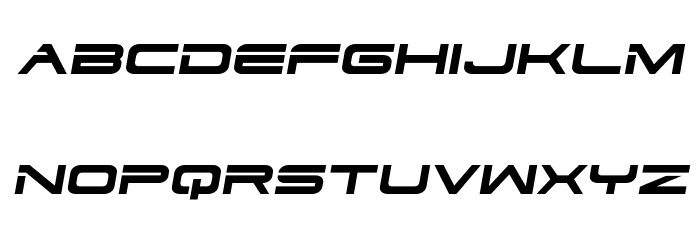 Dodger Semi-Italic Font LOWERCASE