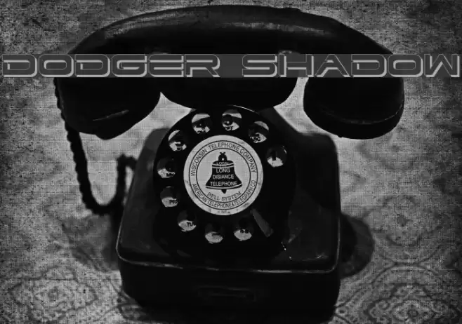 Dodger Shadow 字体 examples
