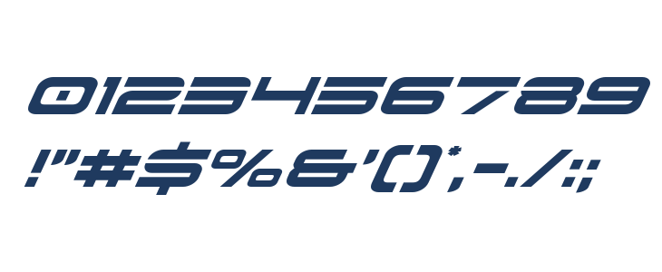 Dodger Super-Italic Other Characters