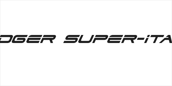 Dodger Super-Italic Logo