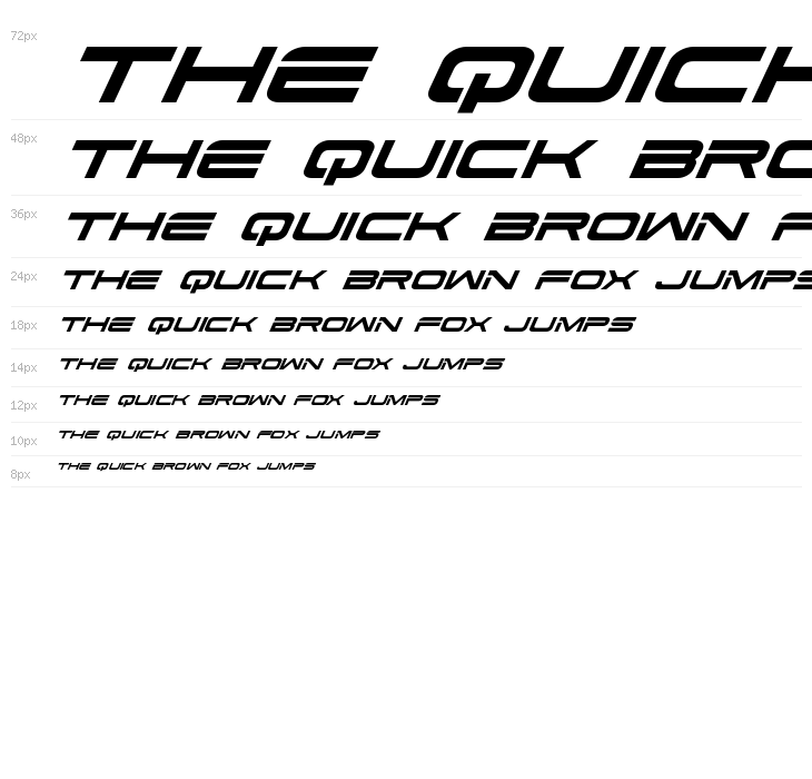 Dodger Super-Italic Waterfall