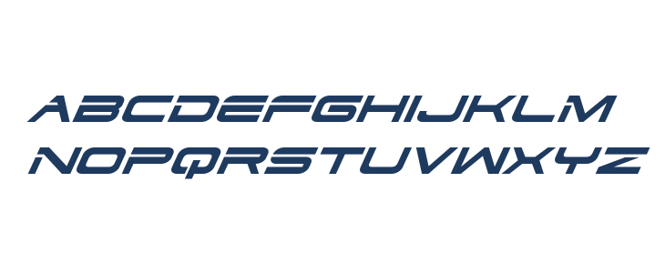 Dodger Super-Italic Lowercase