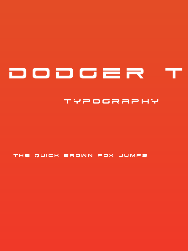 Dodger Title Poster