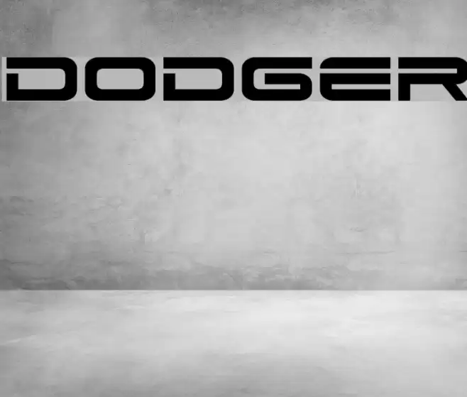 Dodger Font examples