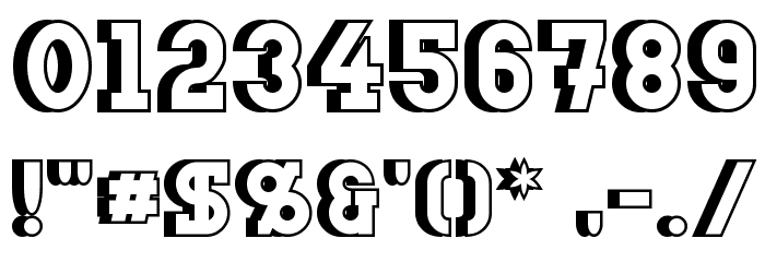 Doergon Shift Font OTHER CHARS