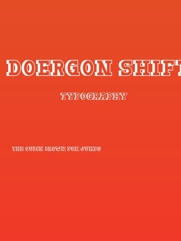 Doergon Shift Poster