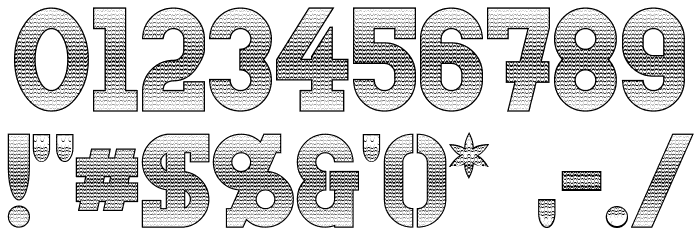 Doergon Wave Font OTHER CHARS