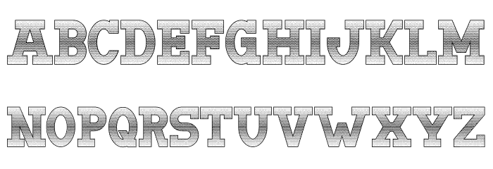 Doergon Wave Font LOWERCASE